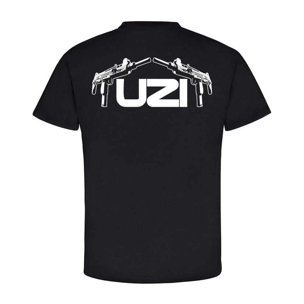 Maschinenpistole Israel Waffe Mp4 Uzi - T Shirt #6131