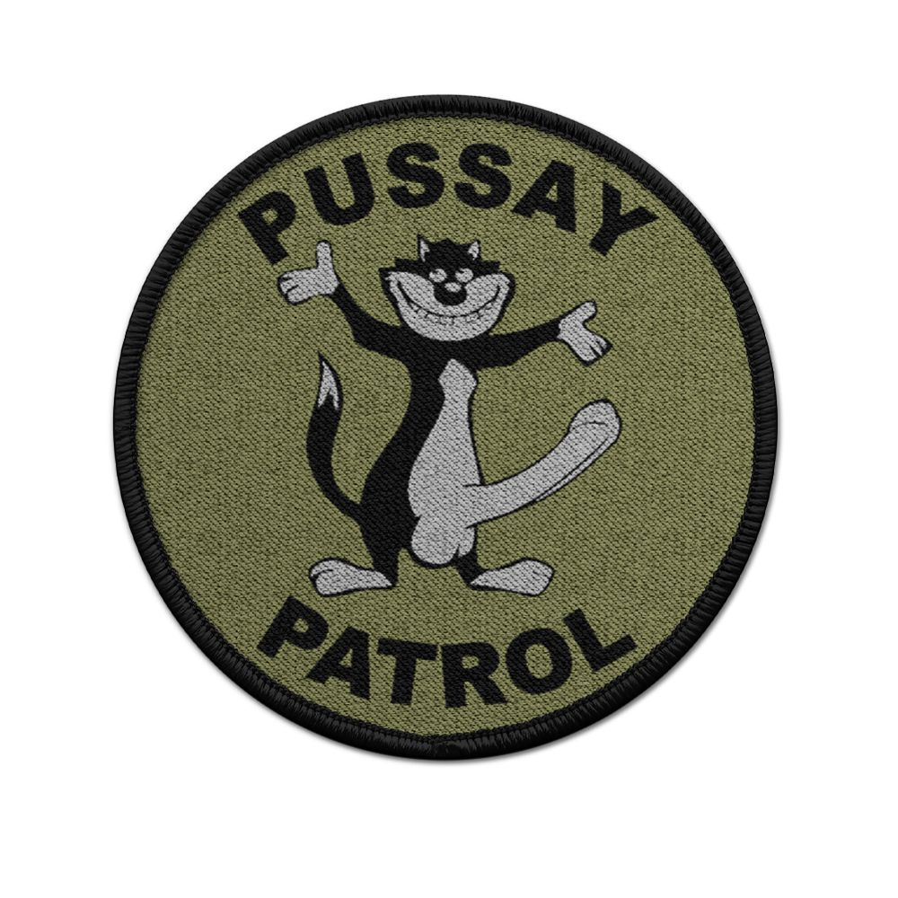 Patch Pussay Patrol Camo Bundeswehr Cat Cock Hangover Badge Penis # 32495