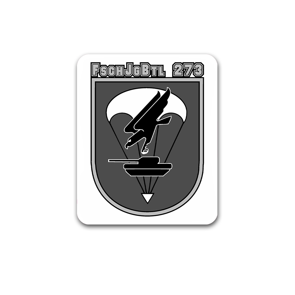 FschJgBtl 273 Aufkleber  Fallschirmjägerbataillon Bundeswehr Heer 6x7cm#A5893