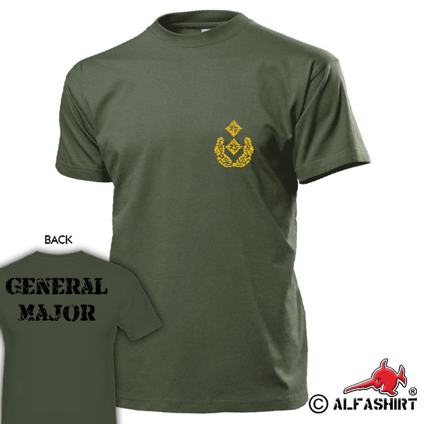 Generalmajor Dienstgrad Bundeswehr BW Abzeichen Schulterklappe - T Shirt #15912