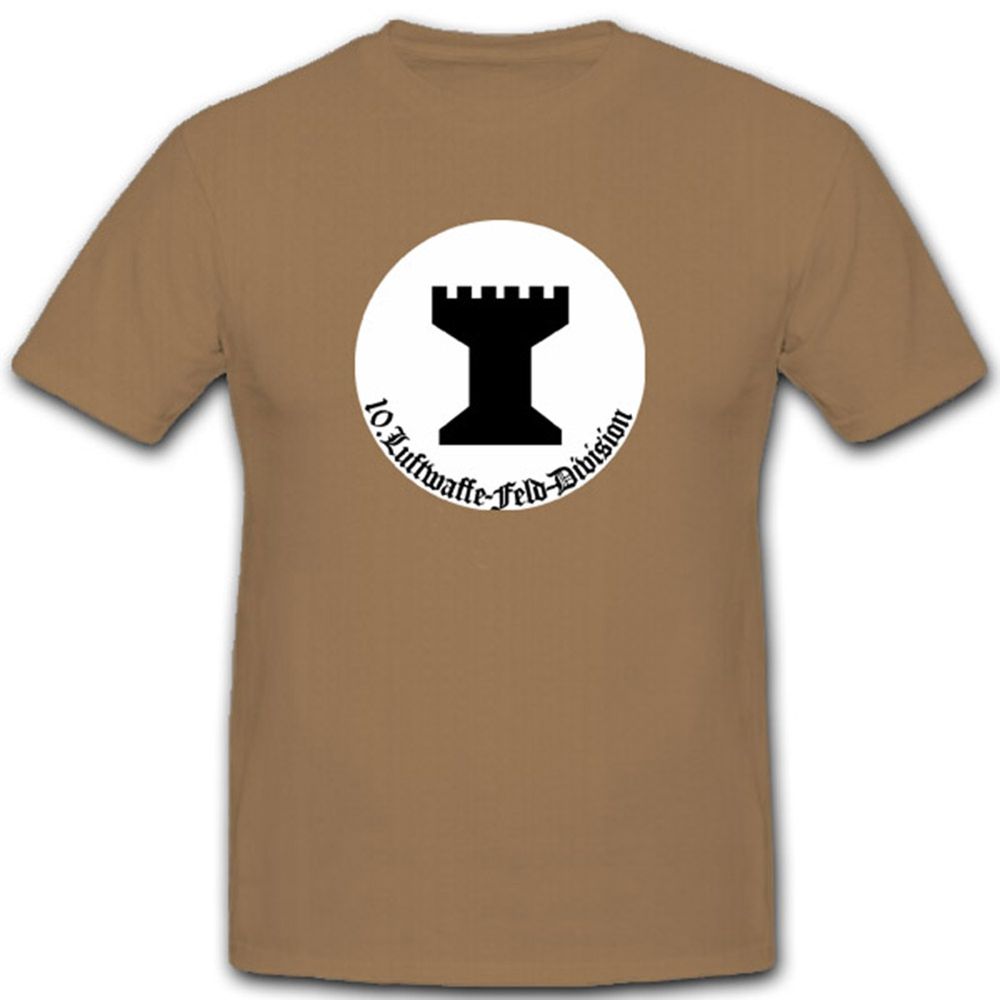 10 Luftwaffe-Feld-Division Militär WH Einheit WK Flieger-Regiment T Shirt #2316