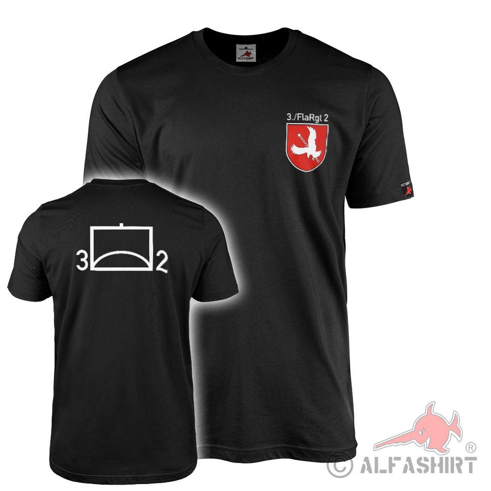 3 Batterie FlaRgt Flugabwehrregiment 2 Heeresflugabwehrtruppe T Shirt #44790
