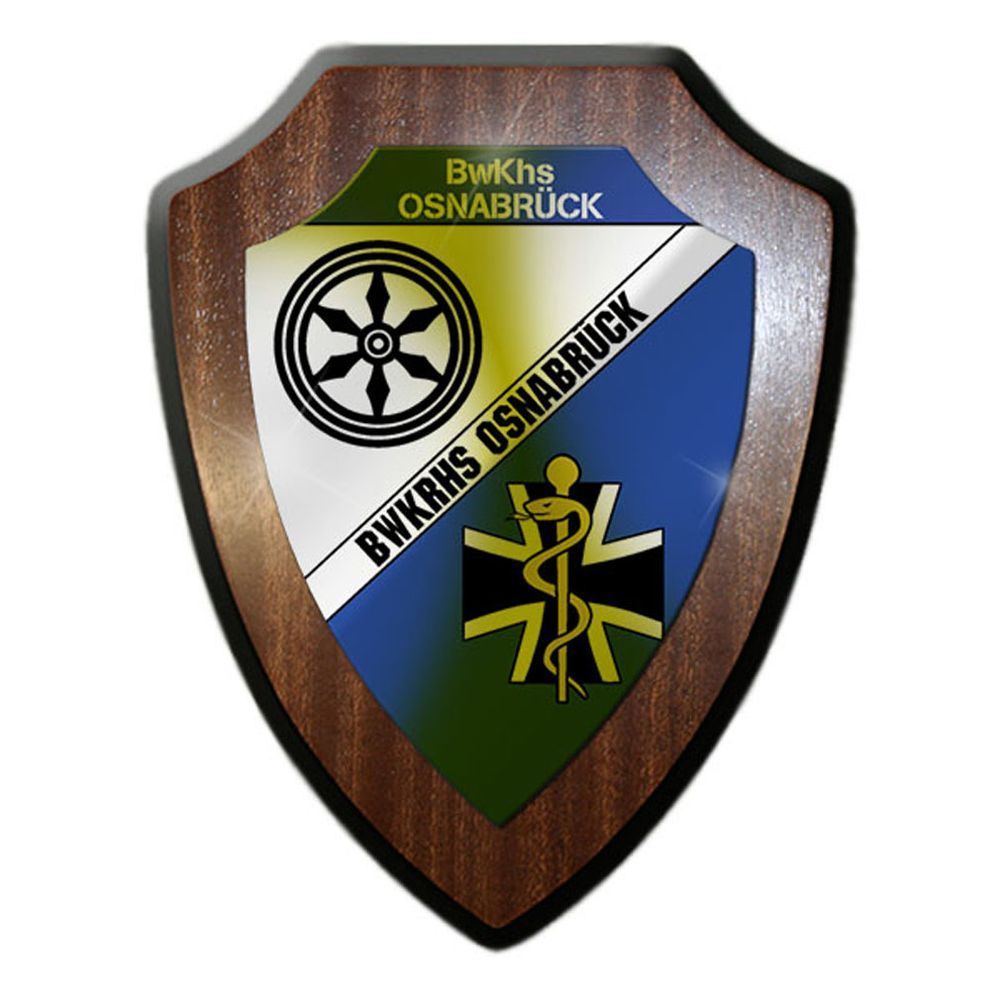 Wappenschild BwKrhs Osnabrück Bundeswehrkrankenhaus Sanitäter Wappen Bund #23233