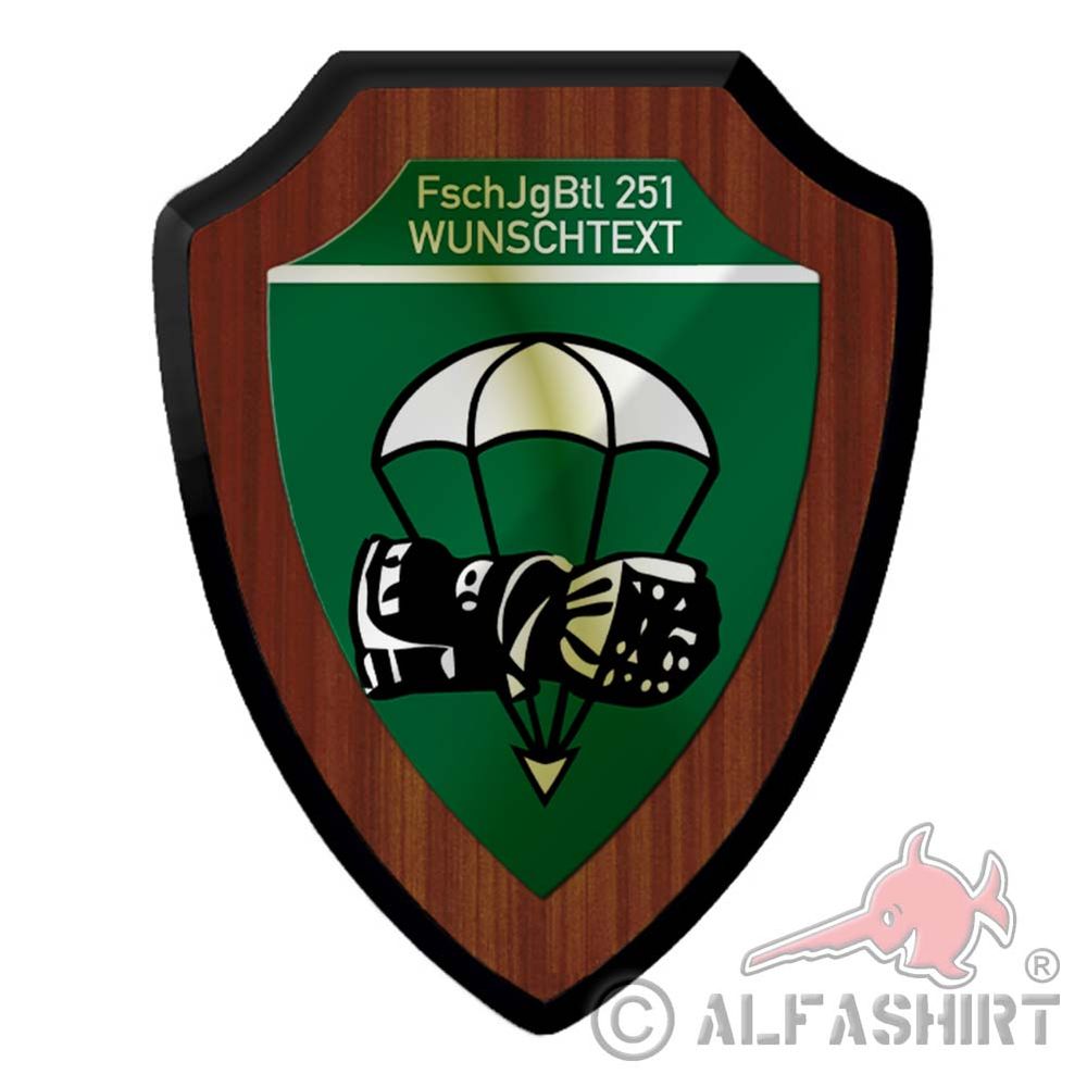 Wappenschild FschJgBtl 251 Calw Bundeswehr Fallschirmjägerbataillon #40382