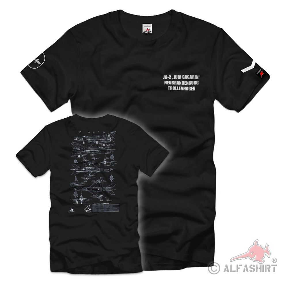 JG-2 Typ 2 Juri Alexejewitsch Gagarin Jagdfliegergeschwader 2 T-Shirt#36774