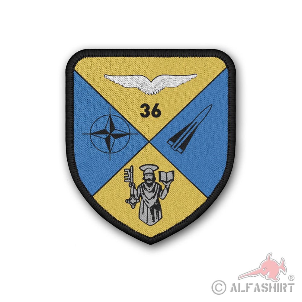 Patch FlaRakBtl 36 Anti-Aircraft Missile Anti-Aircraft Missile Battalion Coat of Arms#41799