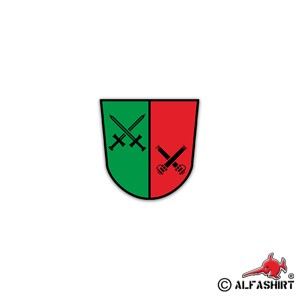 Aufkleber/Sticker BglBttr 2 Begeitbatterie Schwalmstadt BW DE 6x7cm A2177