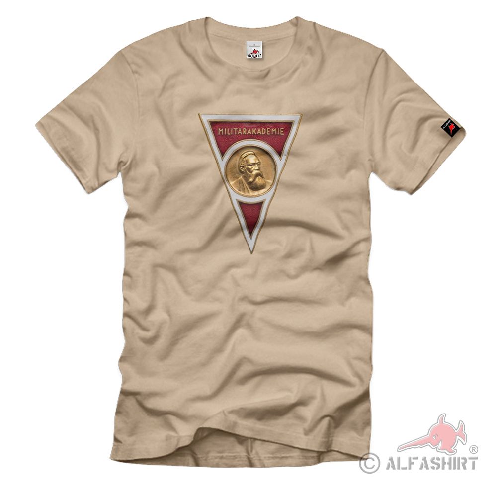 Militärakademie Emblem  NVA Dresden Friedrich Engels DDR T-Shirt #36002