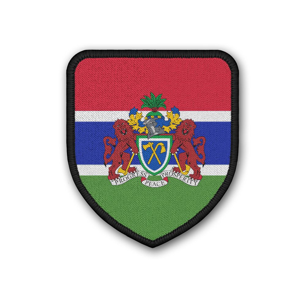 Patch Flag of Gambia Flag Nation Emblem Sign Country Flag Patch #21362