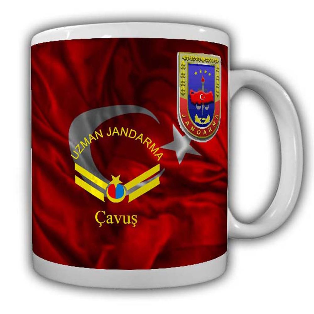 Uzman Janddarma Cavus Tasse Kaffeebecher Militär Türkey #22644