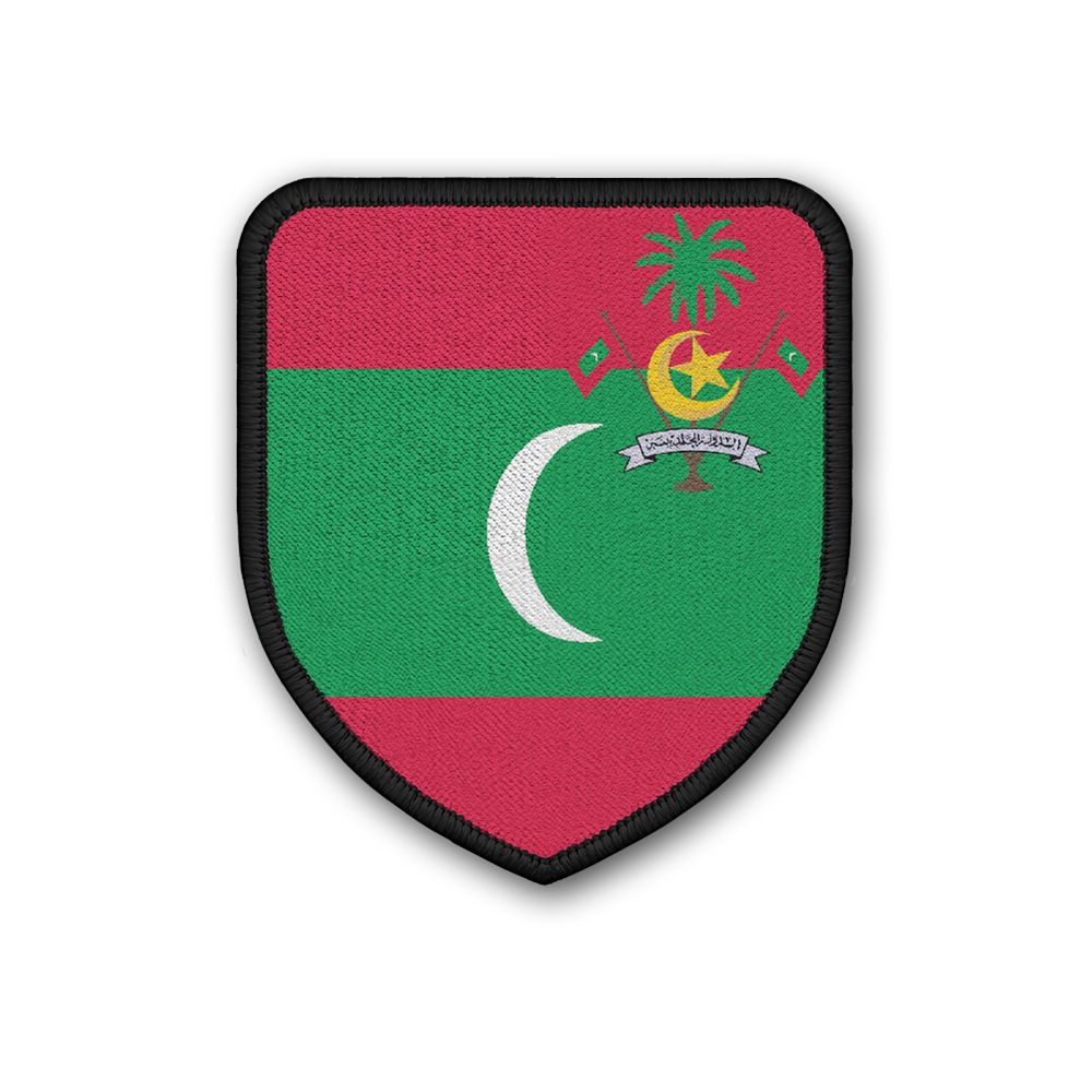 Patch Flag of the Maldivers Flagge Wappen Aufnäher Land Stadt Staat Nation#21371