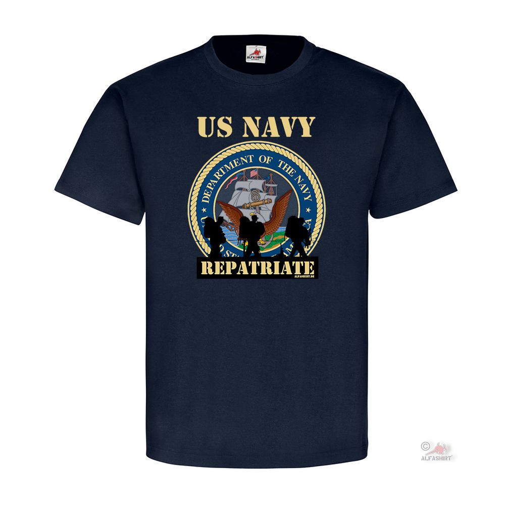 US Navy Repatrate US Military Militär Armee Army Soldat Coming - T Shirt #25539