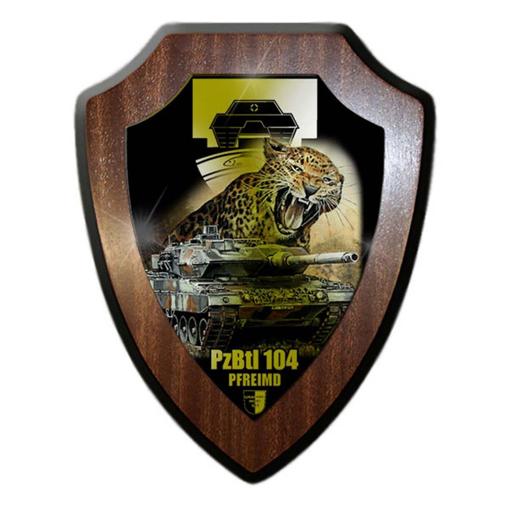 Wappenschild Lukas Wirp Panzerbataillon 104 Bundeswehr Pfreimd Leopard #24422