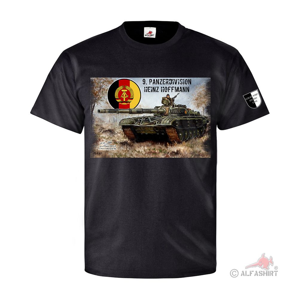 Lukas Wirp NVA 9 PD DDR Gemälde Heinz Hoffmann T72 T Shirt #26855