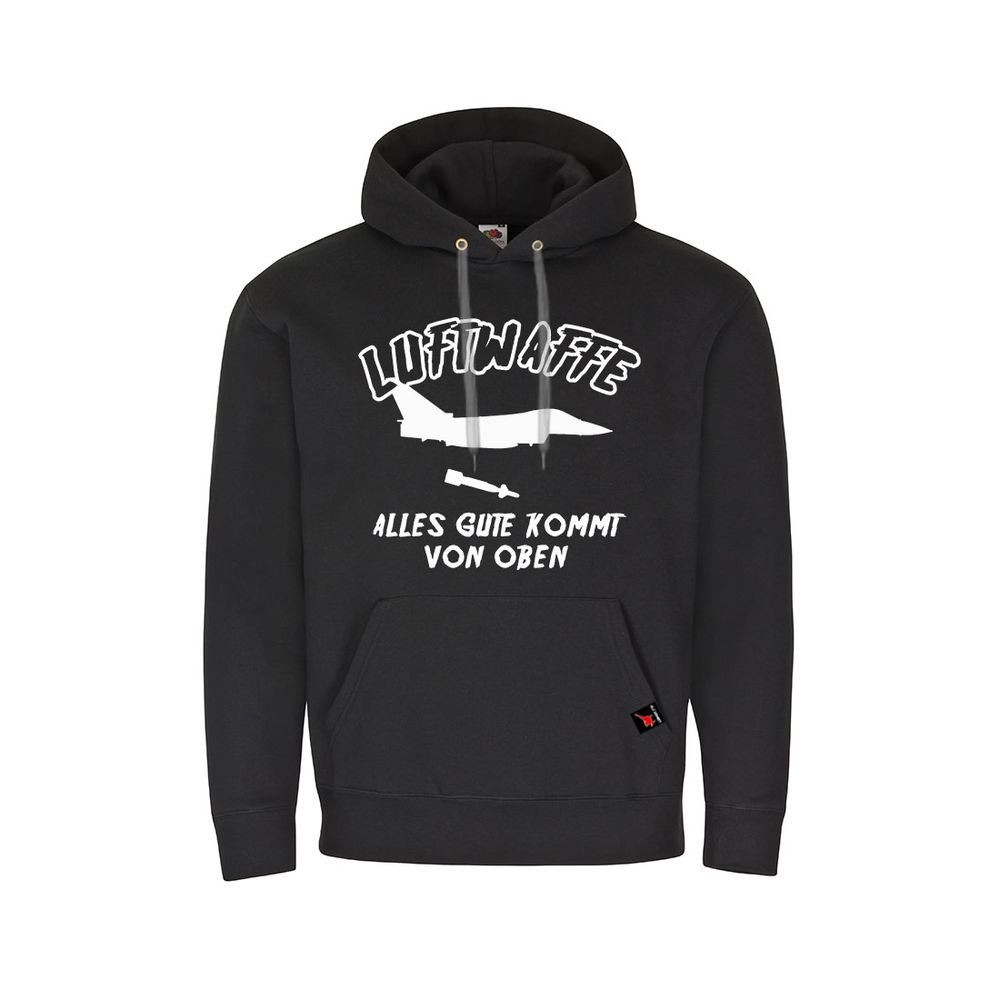 Hoodie BW Luftwaffe Alles Gute komt von oben GBU-48 Flugzeug #26180