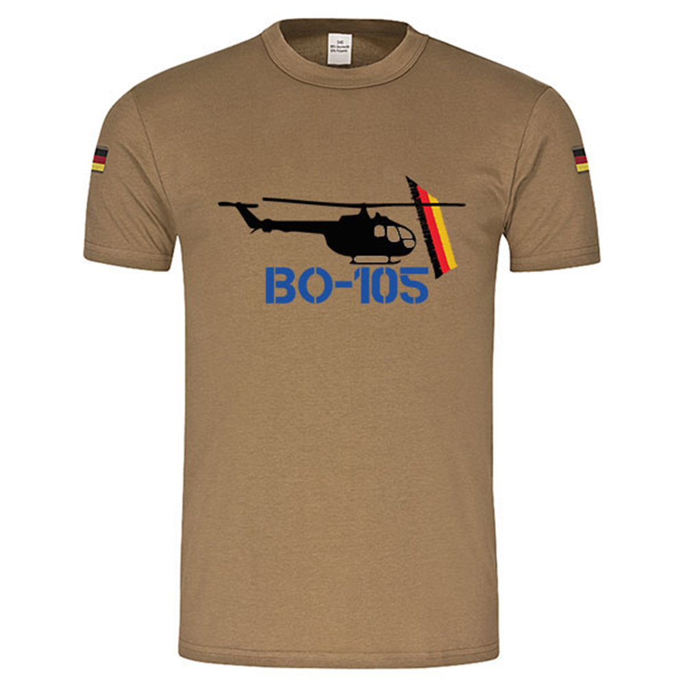BW Tropen Bölkow BO 105 Helicopter Heli original Tropenshirt Tropenhemd #14895
