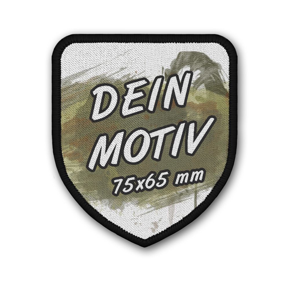 Personalized patch with your motif 7.5x6.5cm# 31923