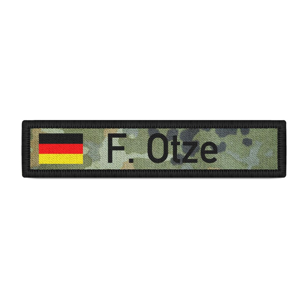 F.Otze Fun Humor Spaß Lustig Deutschland BW Namensschild Patch #26489