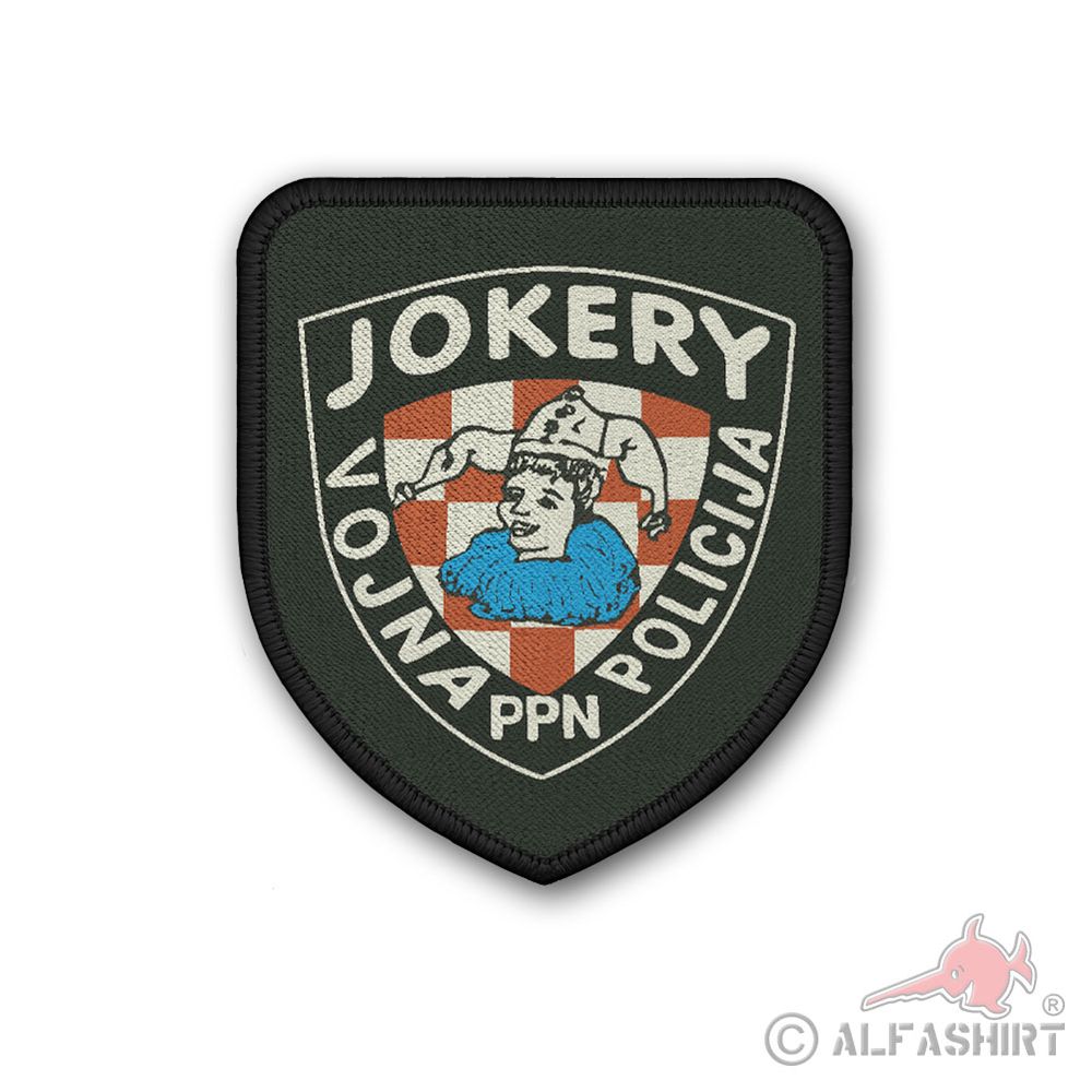 Patch Jokery Džokeri Vojna Policija PPN Spezialeinheit MP Kroatien  #44683