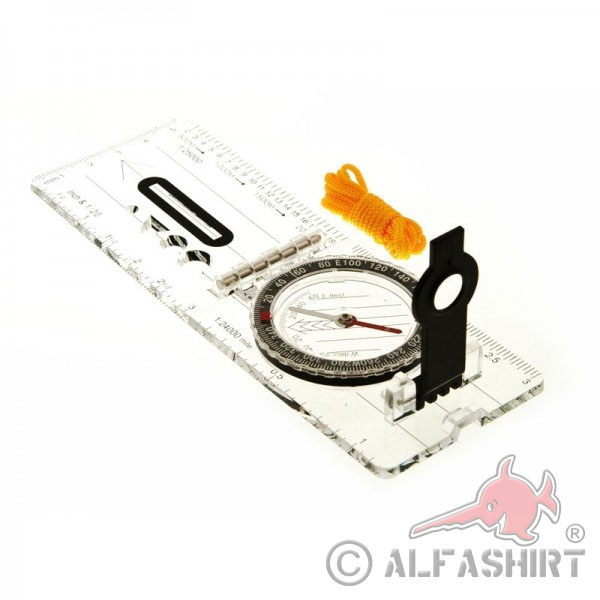 Outdoor Mountain Compass Compass for Map Ruler Compass Survival Survival # 17660