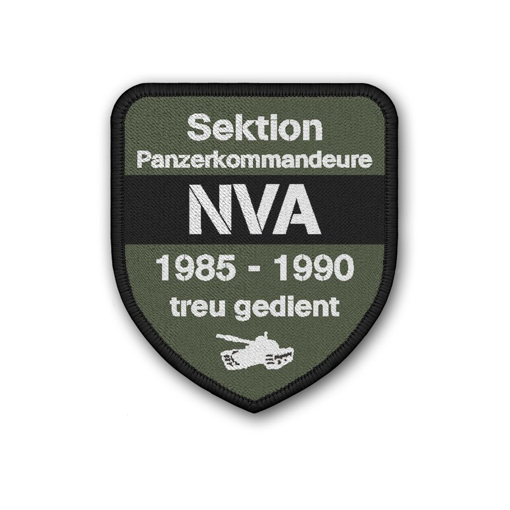 Patch Sektion NVA Panzer-Kommandeure DDR Panzertruppe 1985 1990 Nationale #23042