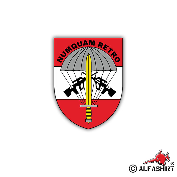 Aufkleber/Sticker Jagdkommando Österreich Spezialeinheit Numquam 7x5cm A1727
