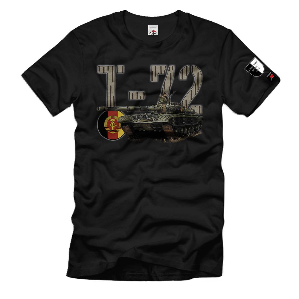 T-shirt Lukas Wirp NVA T-72 tank painting National People's Army Shirt # 34231
