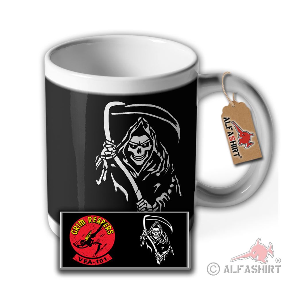Tasse F-14B 162 Tomcat US Navy VF-101 Grim Reapers Grumman Strike Fighter #30762