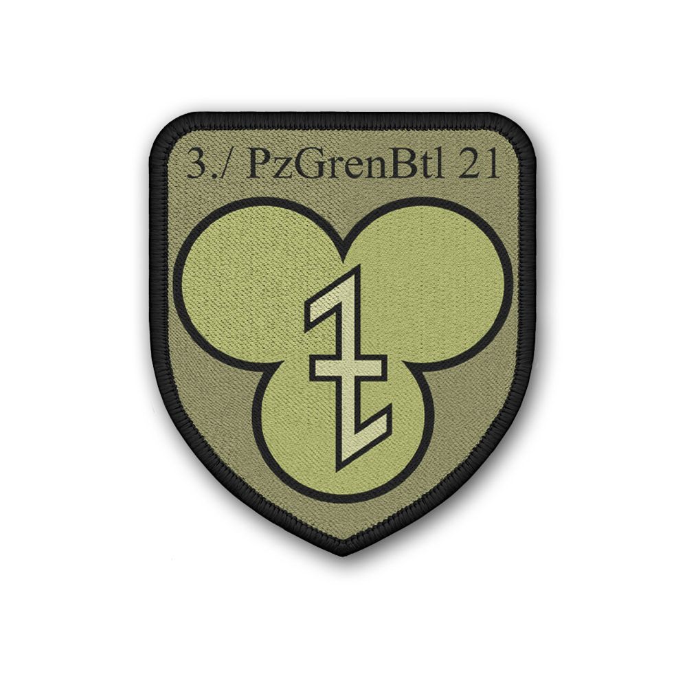 Patch 7.5x6.5cm 3 Company Panzergrenadier Battalion Panzergrenadier Battalion 21 Panzer Brigade 2 #47462