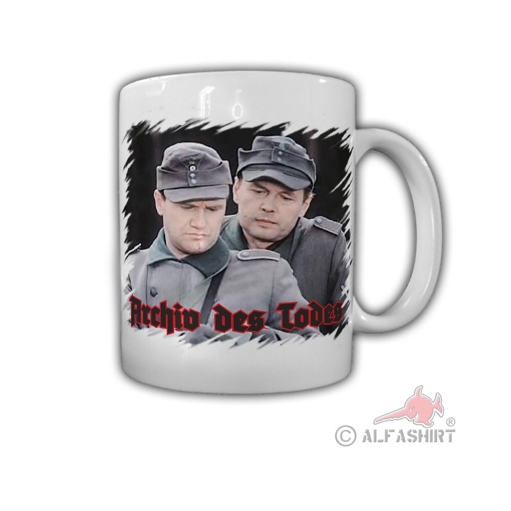 Tasse Archiv des Todes DDR German Militär Soldat Filmserie #27194