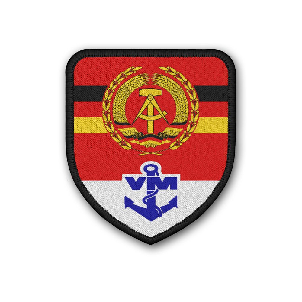 Patch Marine VM NVA Wappen Logo Abzeichen DDR Seestreitkräfte Reserivst #31840