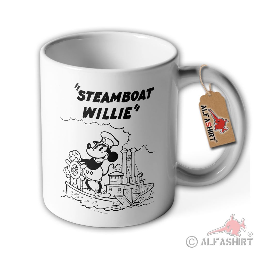 Tasse Steamboat Willie Animation Zeichentrick 1928#44044