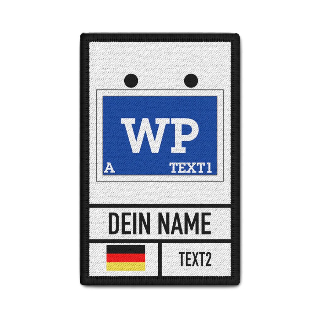Patch Fachgruppe Wasserschaden Pumpen WP Personalisiert TZ #38329