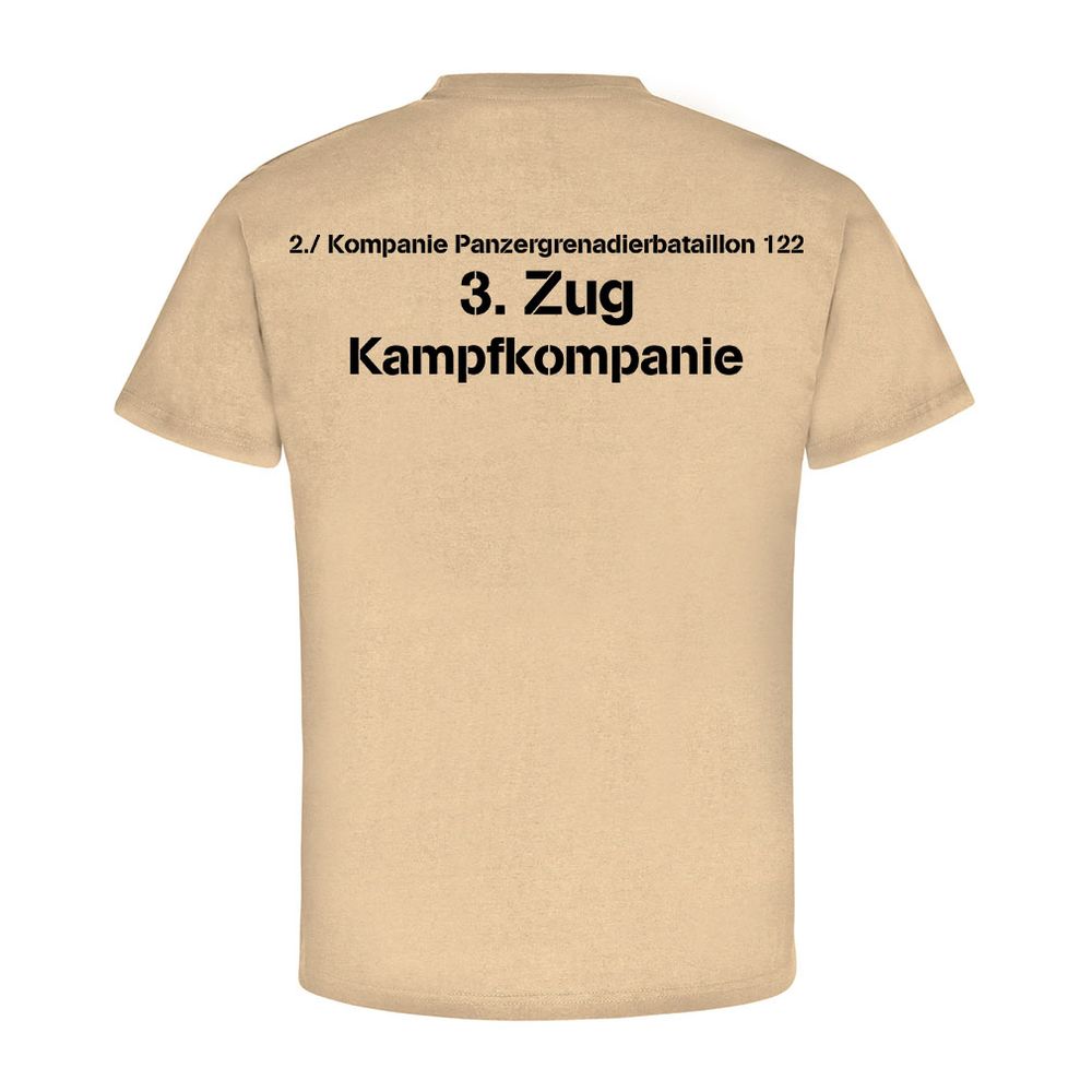 2. Kompanie Panzergrenadierbataillon 122 3. Zug Kampfkompanie - T Shirt #12025