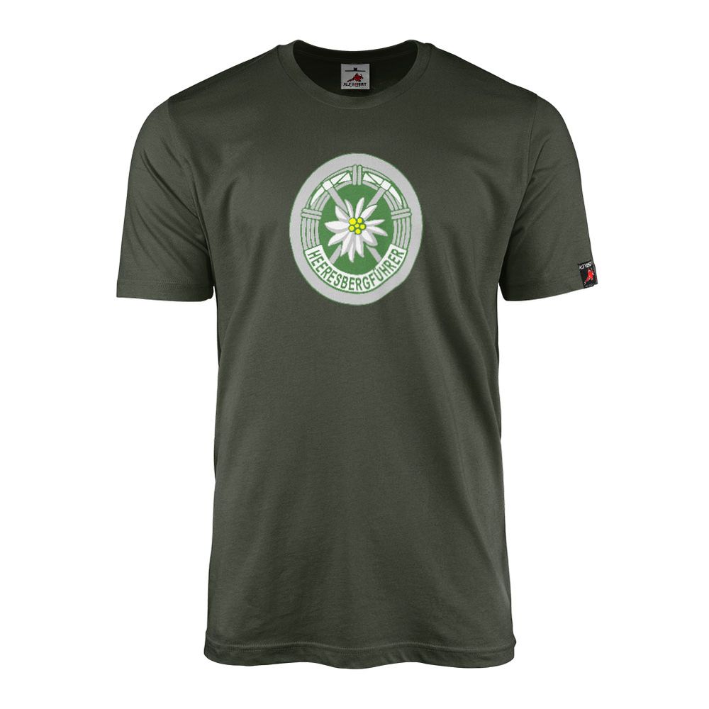 Heeresbergführer Abzeichen Edelweiß Gebirgsjäger Einheit GebJg - T Shirt #387