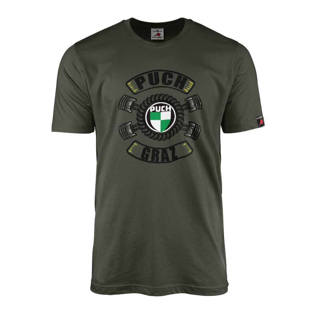 Puch Graz Shirt Kolben Motor Mechaniker Motocycle Österreich T-Shirt #25448