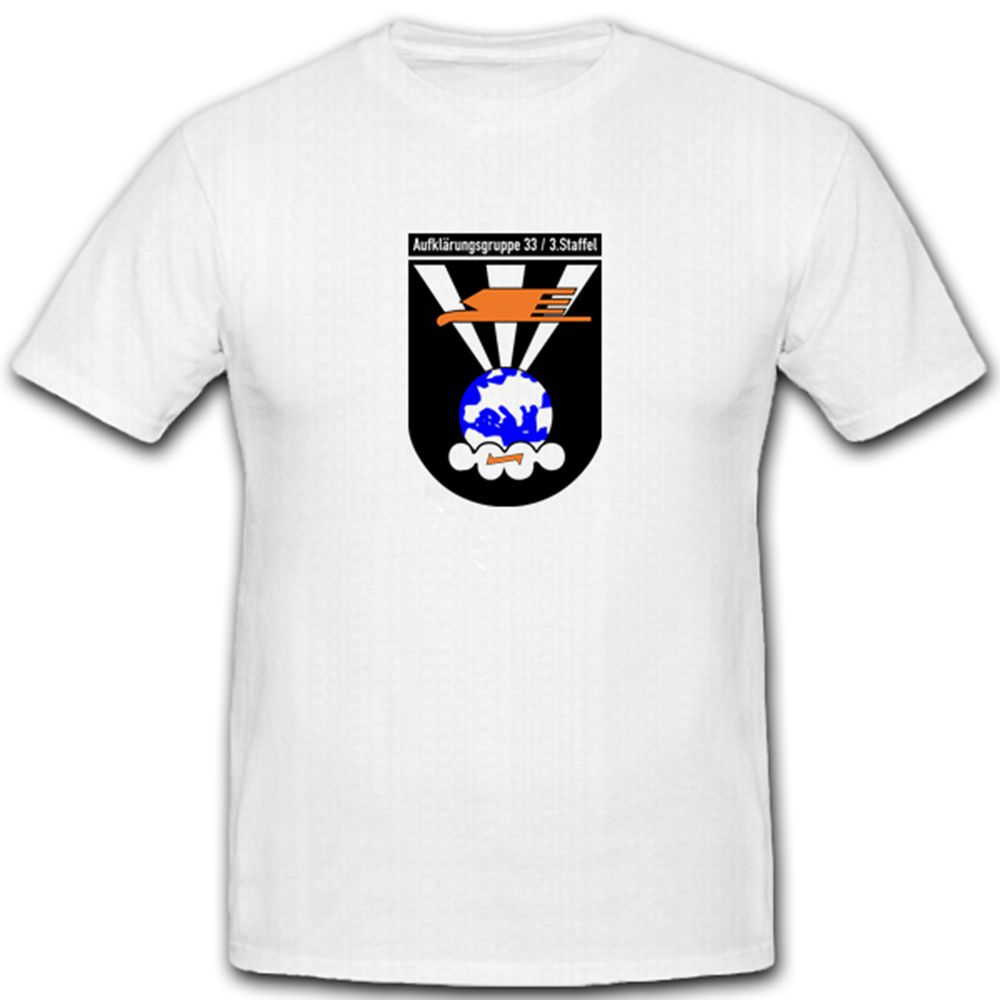 Aufklärungsgruppe 33 3.Staffel Militär Luftwaffe - T Shirt #4654