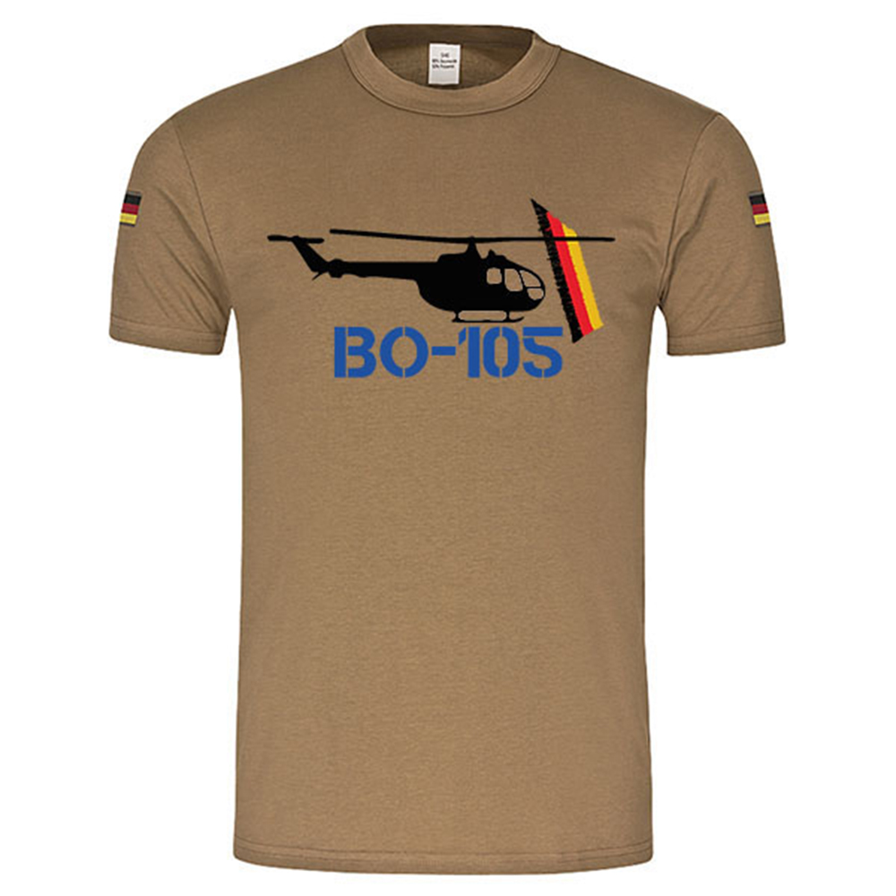 BW tropics BO 105 helicopter original BW tropical shirt TL # 14944