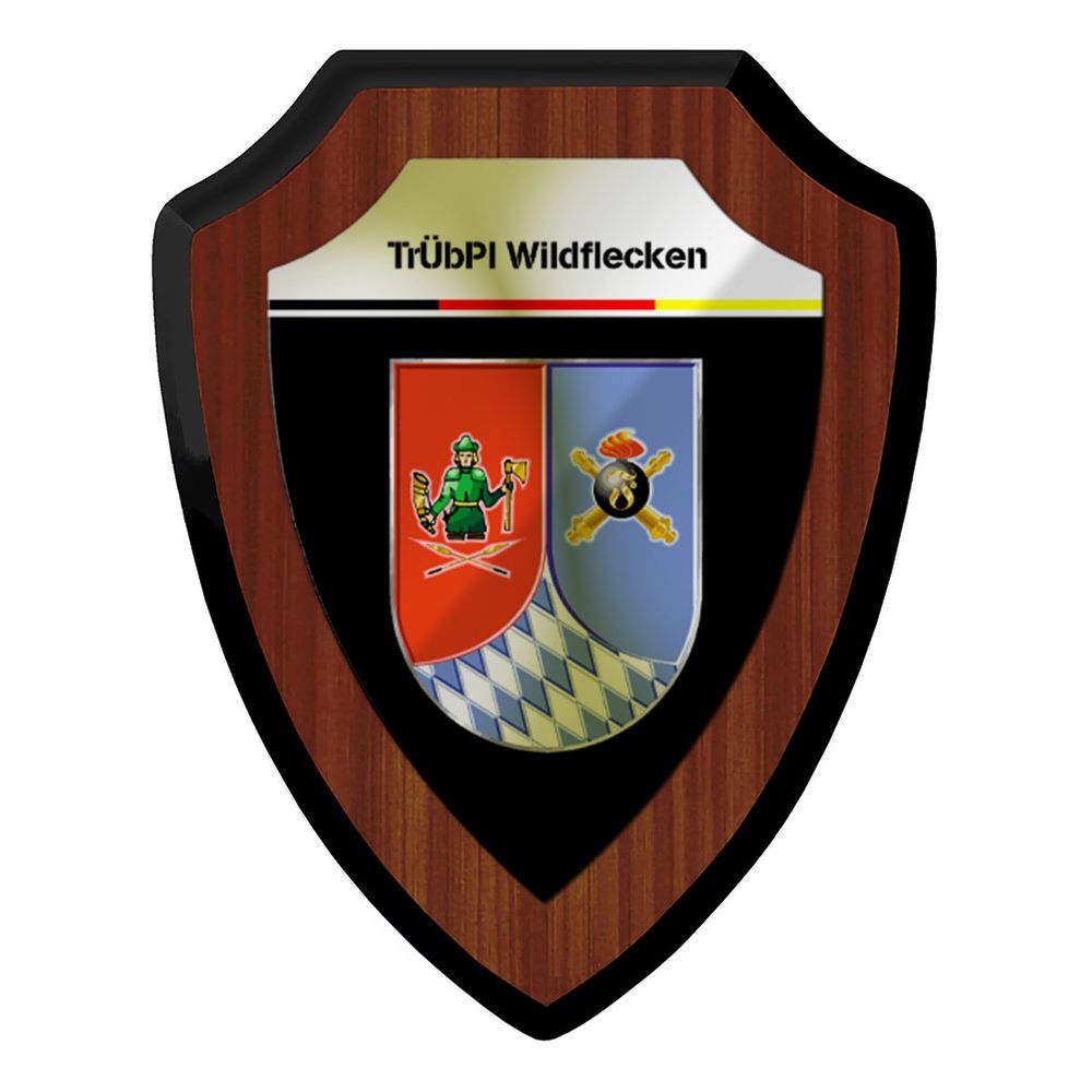 Wappenschild TrÜbPl Wildflecken TrÜbPlKdtr Süd Hohen Rhön Us-Armee #42978