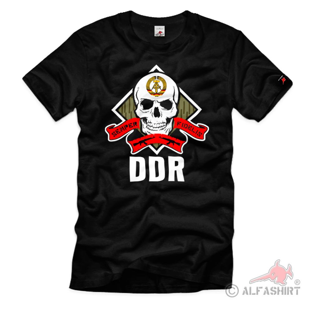 DDR SEMPER FIDELIS NVA Veteran Soldier East Germany T Shirt #39687