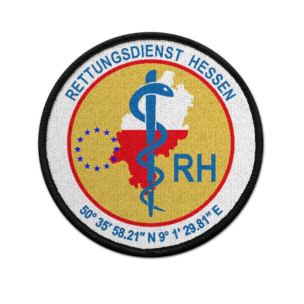 Patch RH Rettungsdienst Hessen Not-San Rettung Sanitäter Frankfurt #35260