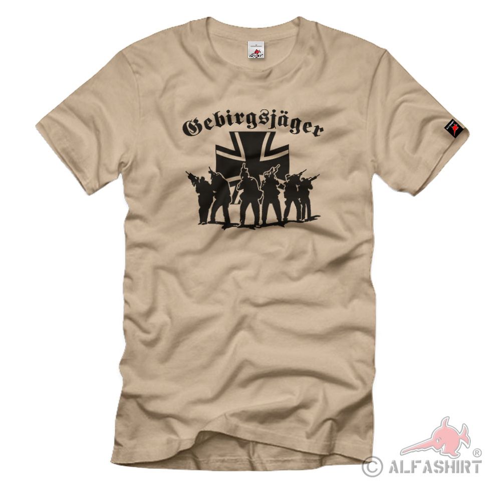 Mountain Infantry Elite Military Bundeswehr Unit Use War GebJg T-Shirt #2634