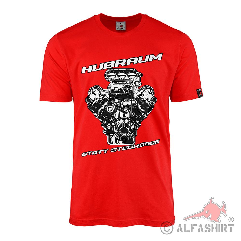 Hubraum Globale Erwärmung E Auto Motor V8 T-Shirt#41413