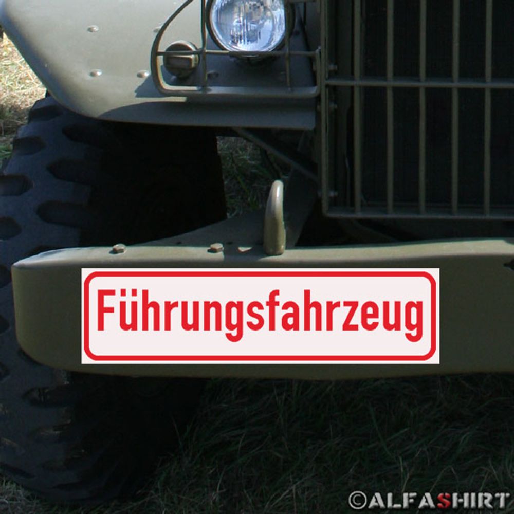 Magnetschild Kolonne Militär Fahrzeug KFZ Oldtimer Auto LKW Armee Army #A286