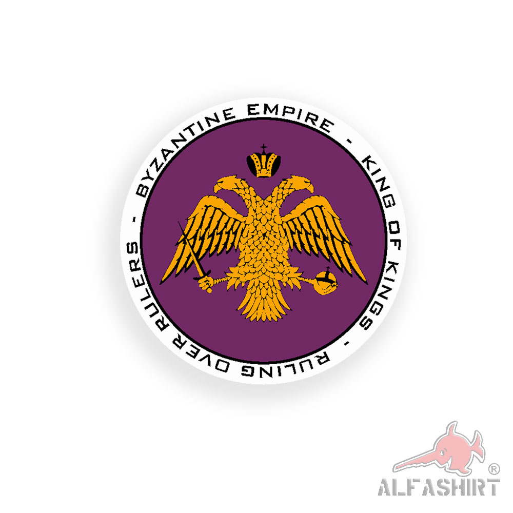 Aufkleber/Sticker Byzantinisches Reich Byzantine Empire Oströmisch 7x7cm A2472