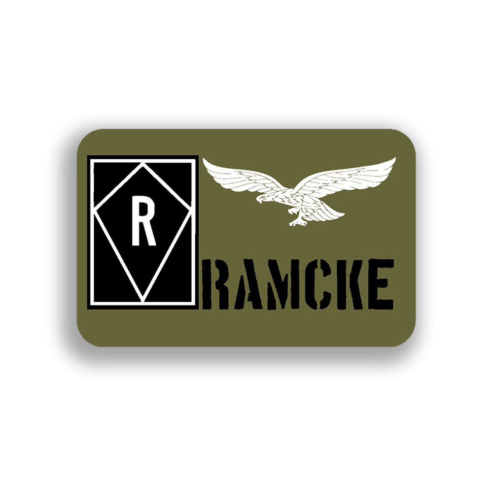 Ramcke Paratrooper Brigade Parachutist Hunter Sticker 9x6cm #A1688