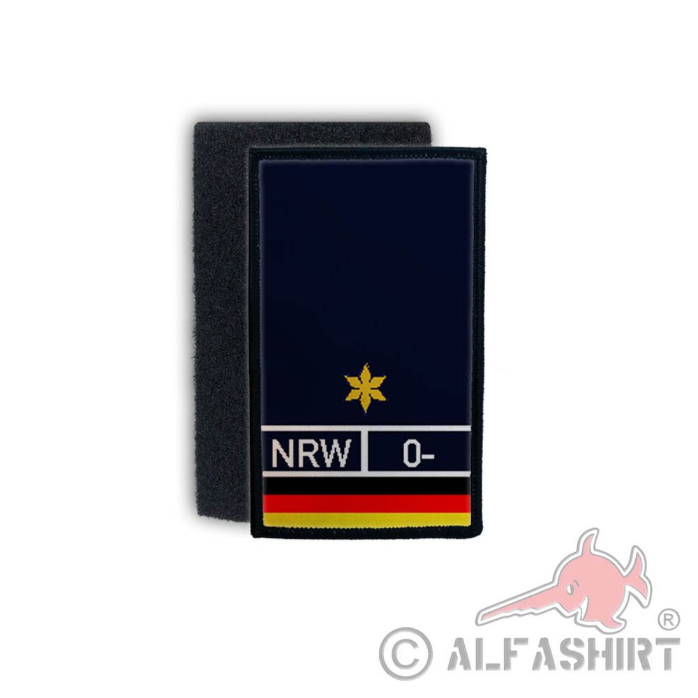Patch Polizeirat Beamter Dienst Abzeichen Rank Blood Blut 9,8x6cm #30873