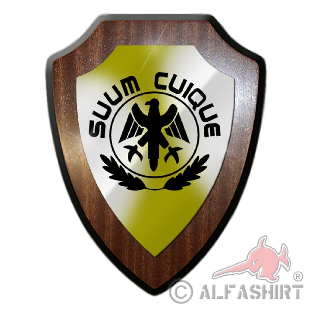 Suum Cuique Jedem das seine Preußen Spruch Feldjäger MP Logo Wappenschild#19817