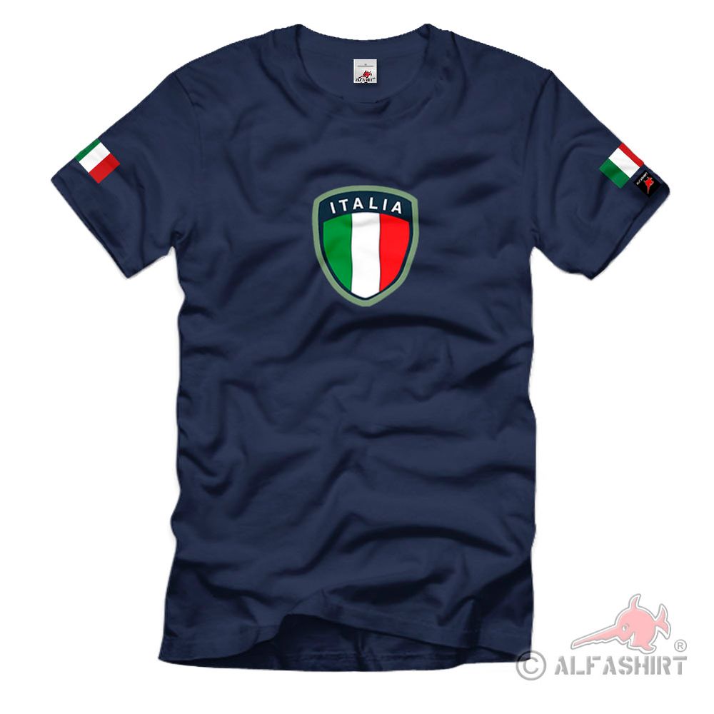 ITALIA Italiano Italy Army Military Crest Badge Soldier T-Shirt #27190