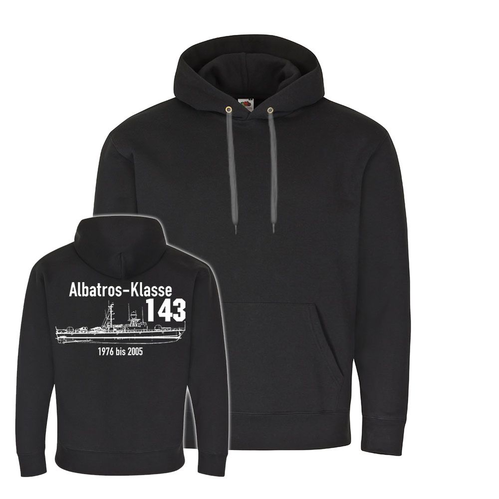 Hoodie Albartos Klasse 143 TYP2 Bundesmarine Flugkörper-Schnellboote #24833